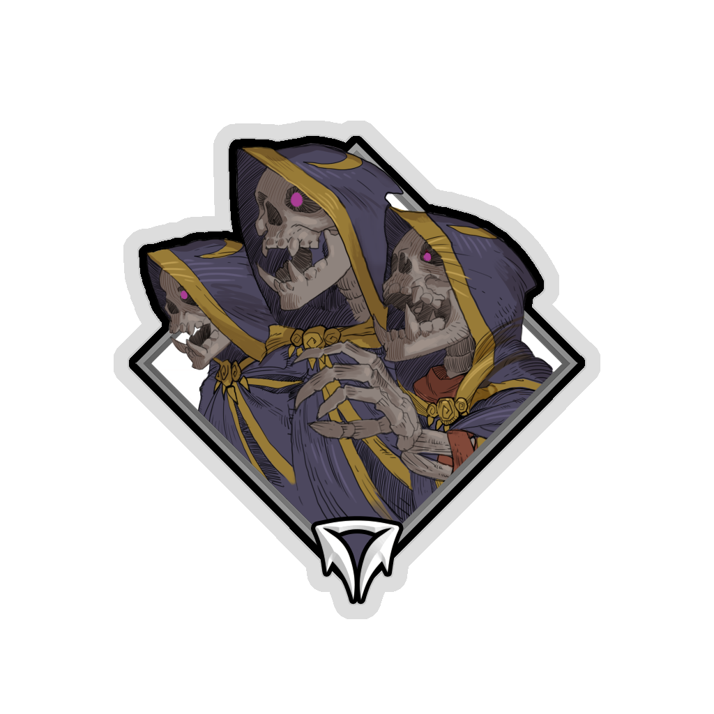 Crownfall Sticker - Skeletons