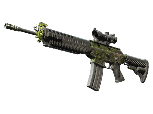 Souvenir SG 553 | Lush Ruins (Battle-Scarred)