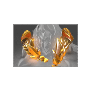 Autographed Golden Latticean Shards