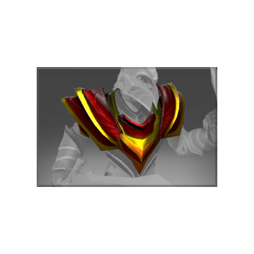 Heroic Crimson Wyvern Shoulders