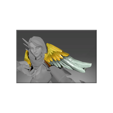 Heroic Gilded Falcon Wings