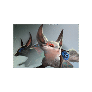 Unusual Jin and Yin Fox Spirits